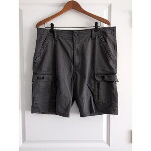 Wrangler Cargo Shorts - 36 Waist - Relaxed Fit - Dark Gray